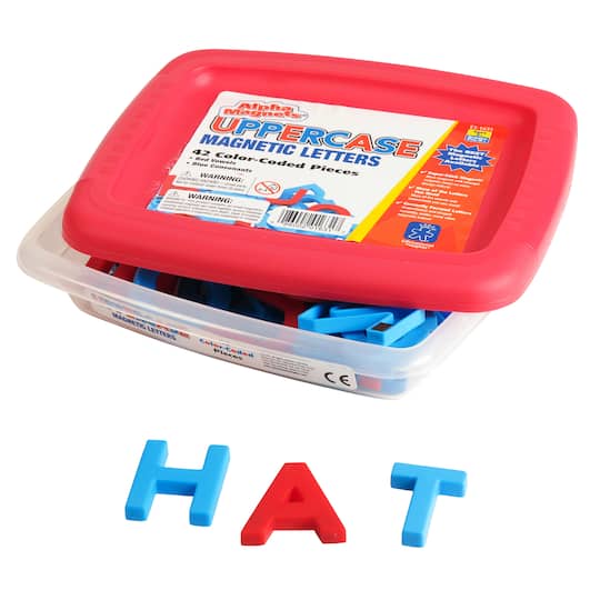 Educational Insights Color-Coded Uppercase AlphaMagnets